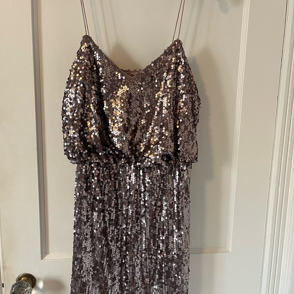 Aiden Mattox Dresses & Skirts - Copper/Rose Gold Sequin Dress